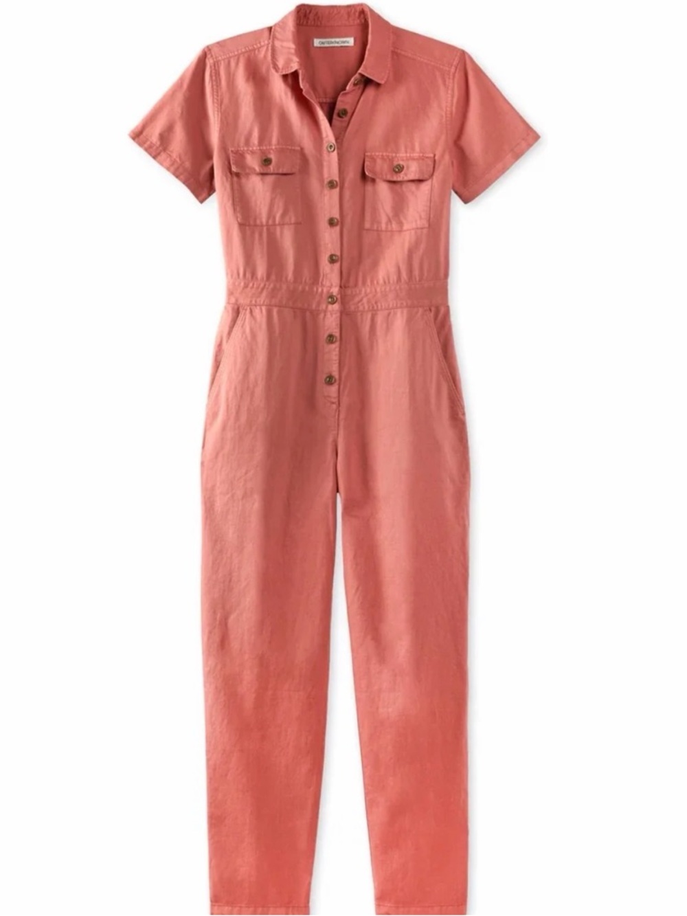 Outerknown S.E.A. Jumpsuit, Mineral Red, NWT
